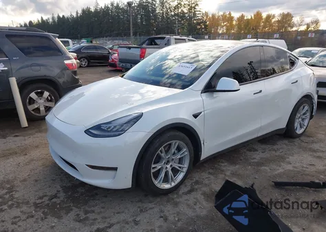 2020 Tesla Model Y Long Range Dual Motor All-Wheel Drive from USA, damaged, VIN 5YJYGDEE4LF057835
